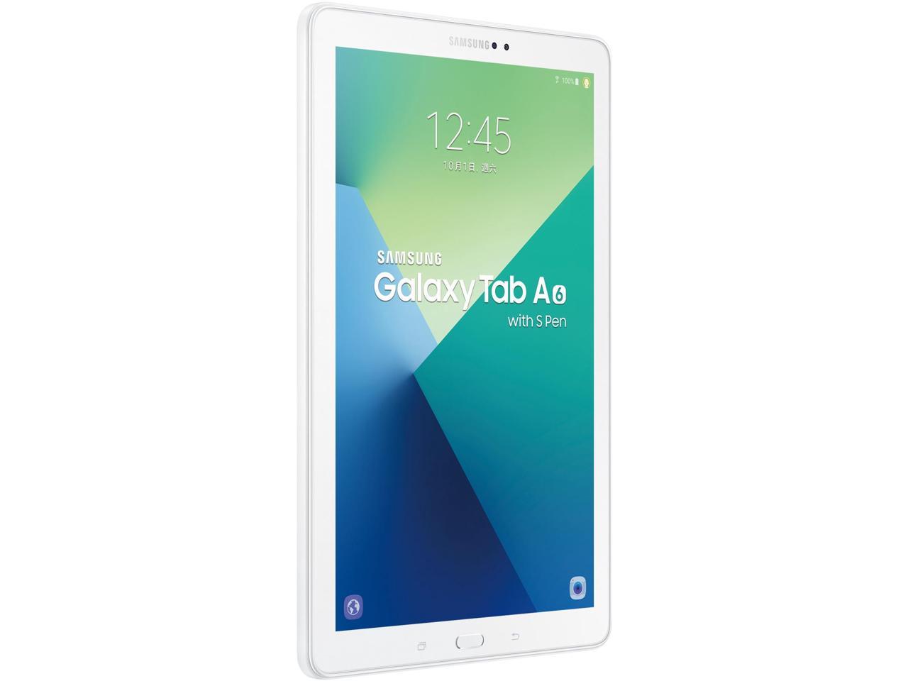 SAMSUNG Galaxy Tab A SM-P580NZWAXAR Samsung Exynos 7870 (1.60 GHz) 3 GB Memory 16 GB Flash Storage 10.1" 1920 x 1200 Tablet with S Pen Android 6.0 (Marshmallow) Pearl White