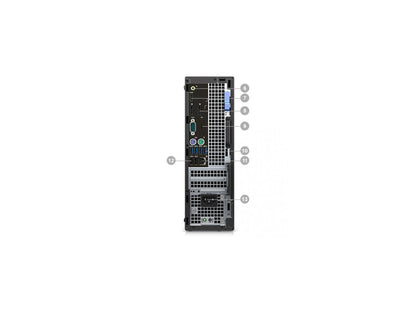 Dell OptiPlex 5000 5050 Desktop Computer - Intel Core i5 (7th Gen) i5-7500 3.40 GHz - 8 GB DDR4 SDRAM - 256 GB SSD - Windows 10 Pro 64-bit (English/French/Spanish) - Small Form Factor