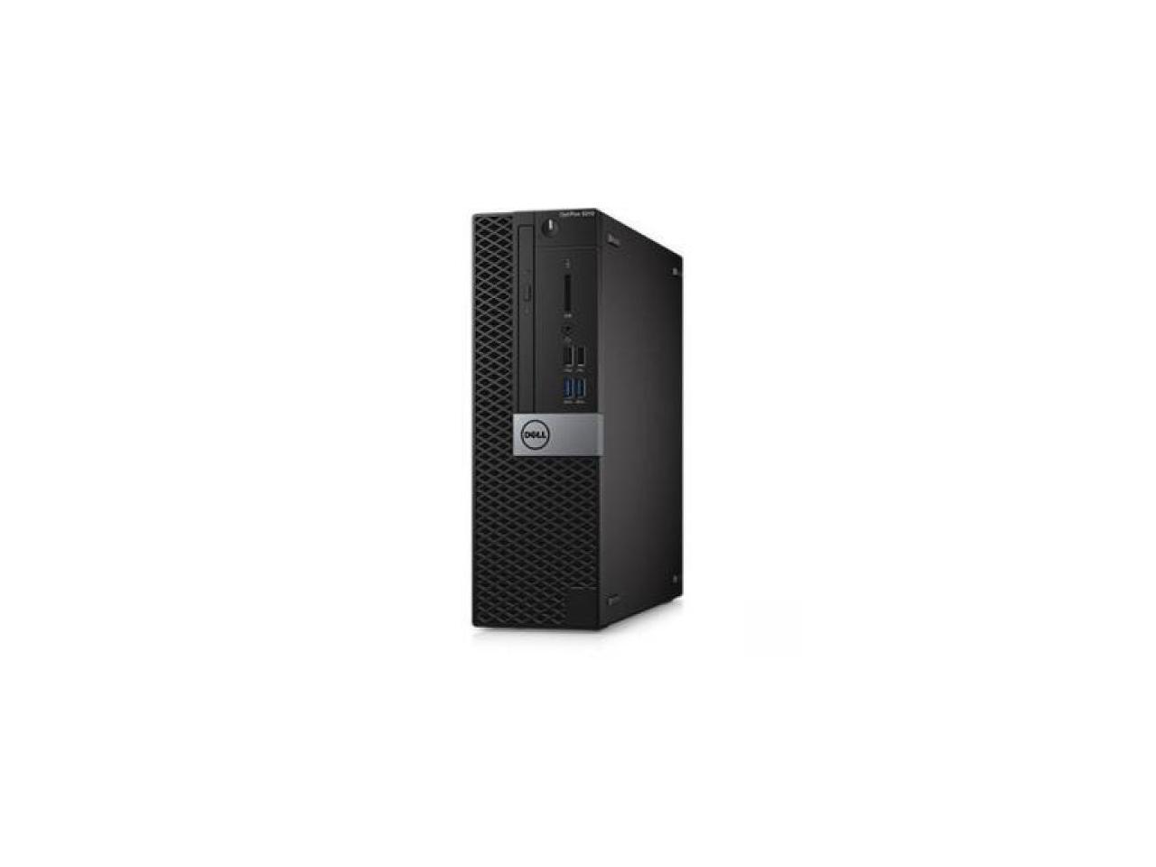Dell OptiPlex 5000 5050 Desktop Computer - Intel Core i5 (7th Gen) i5-7500 3.40 GHz - 8 GB DDR4 SDRAM - 256 GB SSD - Windows 10 Pro 64-bit (English/French/Spanish) - Small Form Factor