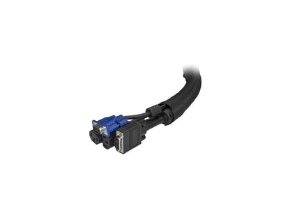 StarTech WKSTNCM Cable Management Sleeve - 2m - Cable Management Tube - Cord Hider - Cable Organizer - Cord Management - Cable Hider