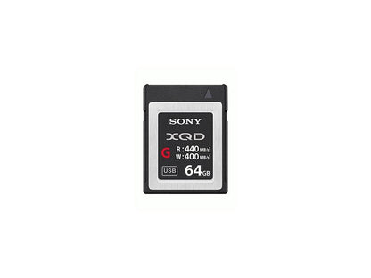 Sony G Series 64GB XQD Memory Card, 400MB/s Write Speed, 440MB/s Read Speed
