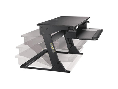 3M SD60B Standing Desk, Converts Desktop To Sit-Stand Workstation, 35.4" x 23.2" x 6.2"