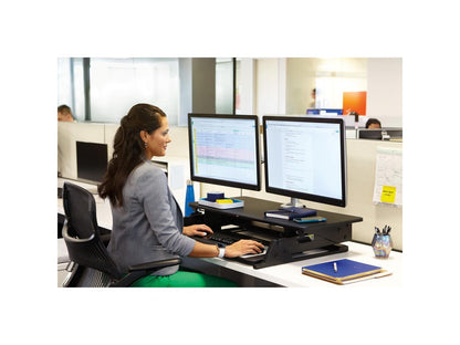 3M SD60B Standing Desk, Converts Desktop To Sit-Stand Workstation, 35.4" x 23.2" x 6.2"