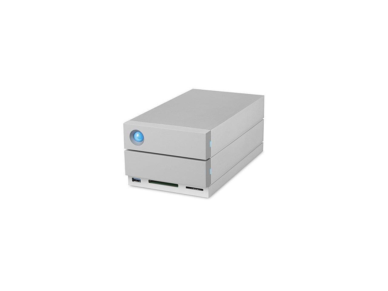LACIE 20TB 7200 RPM 2 x Thunderbolt 3 Professional Dual-Disk Hardware RAID Model STGB20000400