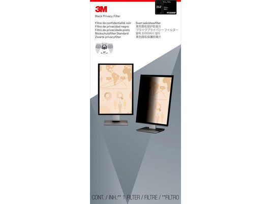 3M PF250W9P Privacy Filter For 25 Inch Widescreen Monitor - Display Privacy Filter - 25 Inch Wide - Black