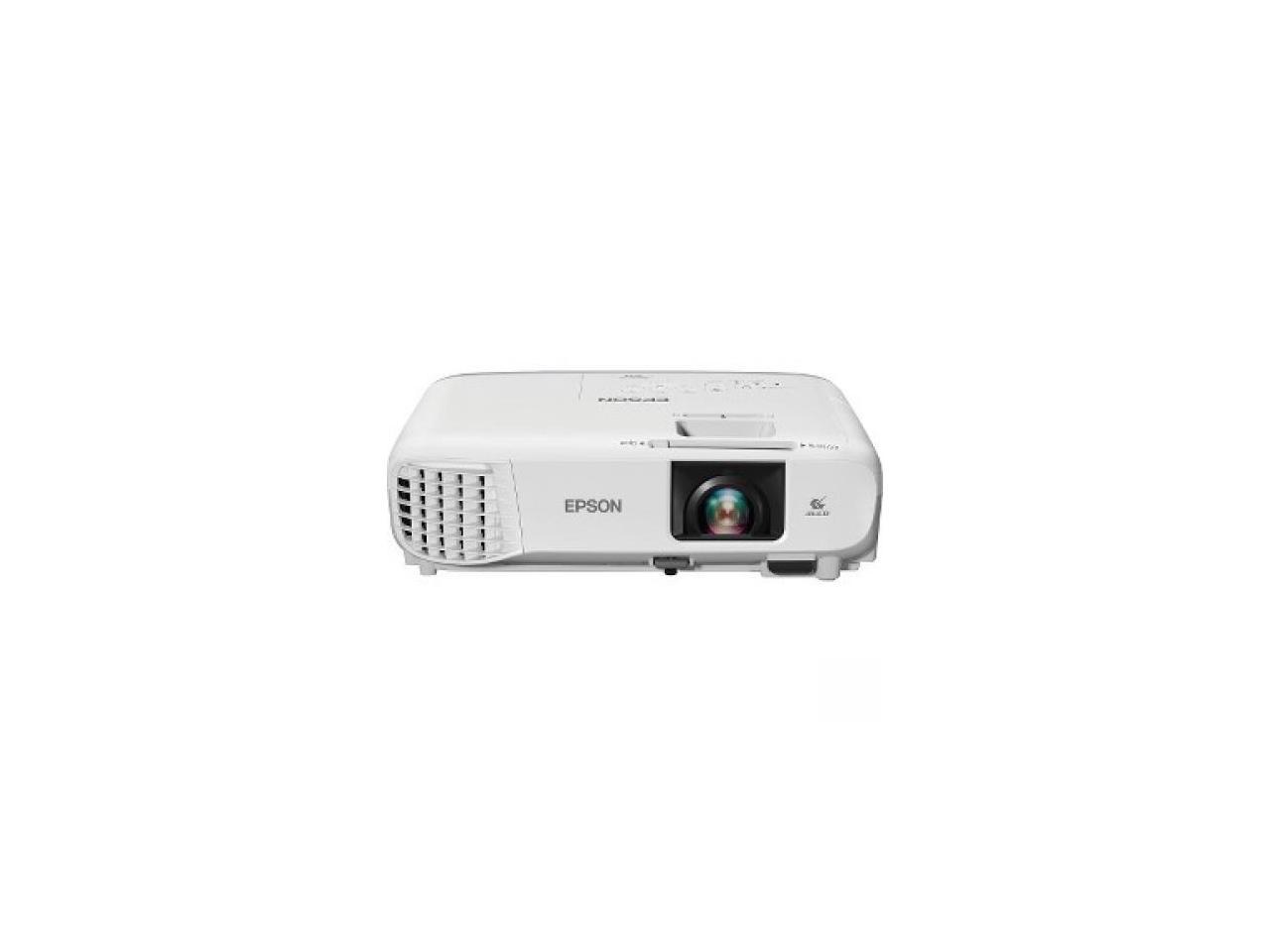 Epson PowerLite W39 WXGA 3LCD Widescreen Classroom Projector 3500 lumens, V11H856020
