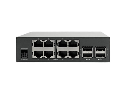 Tripp Lite 8-Port Serial Console Server with Dual GbE NIC, 4Gb Flash and 4 USB Ports (B093-008-2E4U)