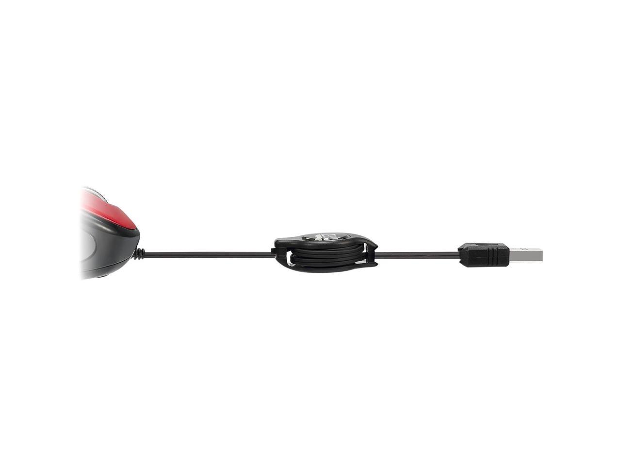 Adesso iMouse S8R - USB Illuminated Retractable Mini Mouse