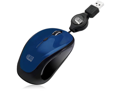 Adesso iMouse S8L - USB Illuminated Retractable Mini Mouse