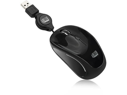 Adesso iMouse S8B - USB Illuminated Retractable Mini Mouse