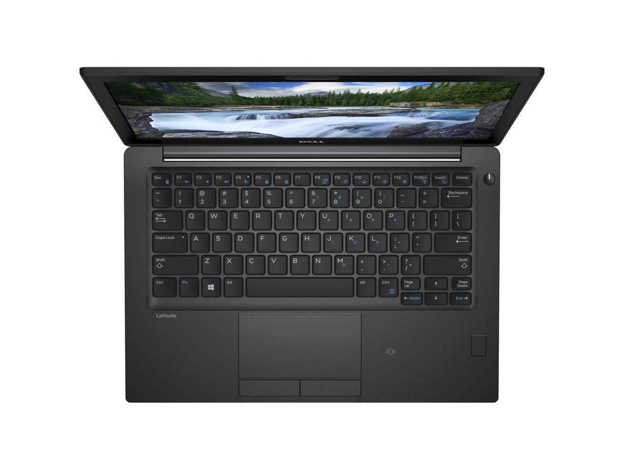 DELL Laptop Latitude 7290 (80VG6) Intel Core i7 8th Gen 8650U (1.90 GHz) 8 GB Memory 256 GB SSD Intel UHD Graphics 620 12.5" Windows 10 Pro 64-Bit