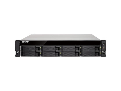 QNAP TS-853BU-RP-4G-US 2U 8-Bay NAS/iSCSI IP-SAN,10GbE-Ready, PCIe Expansion Slot, Redundant PSU