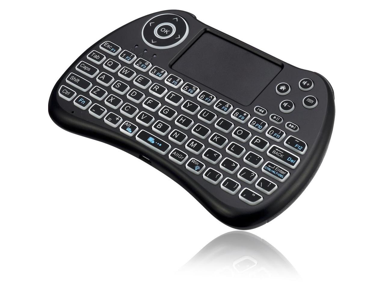 Adesso SlimTouch 4040 - Wireless Illuminated Keyboard with Built-in Touchpad