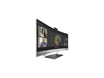 HP V4G46AA Elitedisplay S340C - Led Monitor - Curved - 34 Inch (34 Inch Viewable) - 3440 X 1440 - 300 Cd/M2 - 3000:1 - 6.1 Ms - Hdmi, Displayport, Usb-C - Speakers - Black, Silver