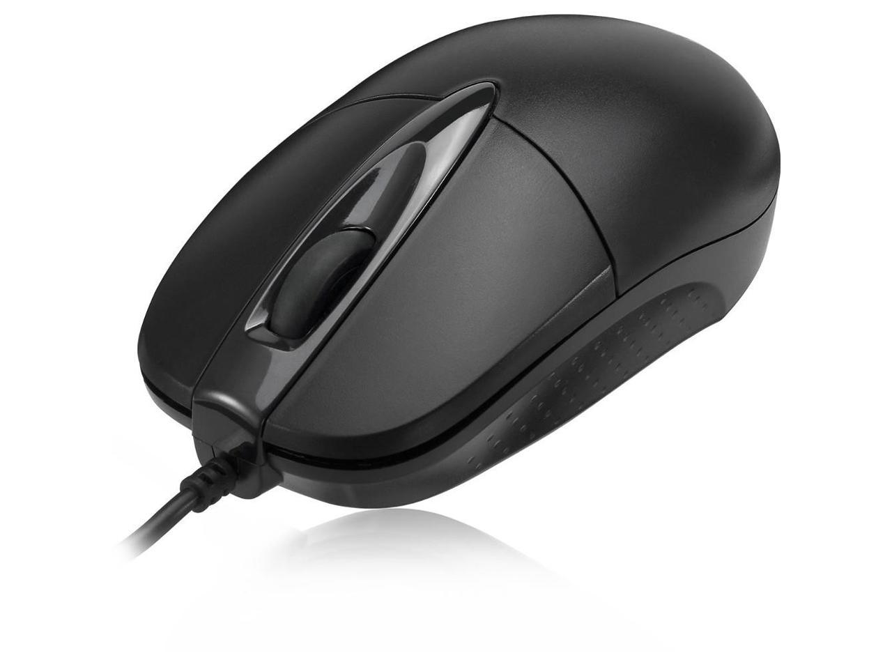 ADESSO iMouseM6 Black 3 Buttons 1 x Wheel USB Wired Optical 1000 dpi Mouse