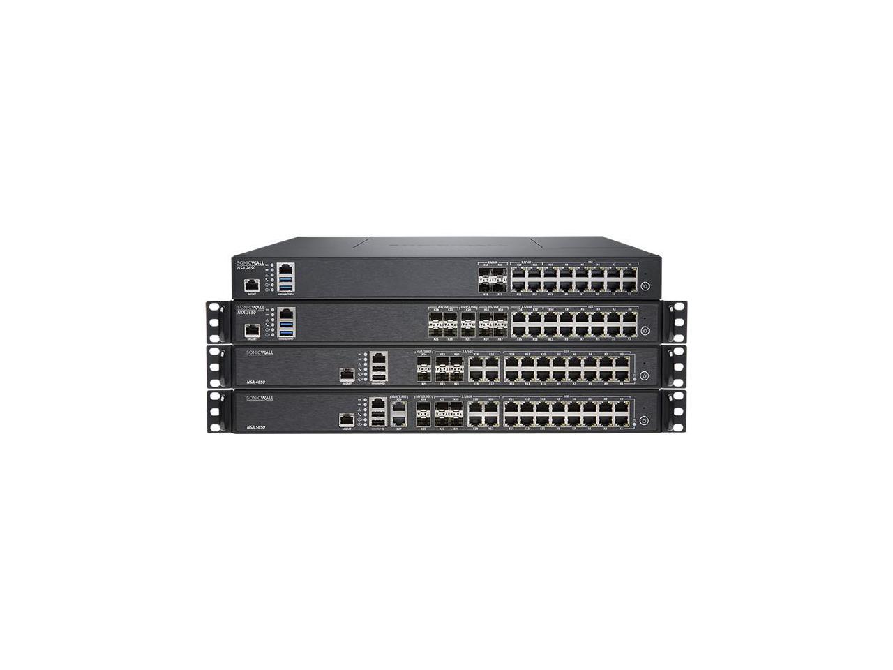 SonicWALL - 01-SSC-3215 - SonicWall NSA 3650 High Availability Network Security/Firewall Appliance - 16 Port -
