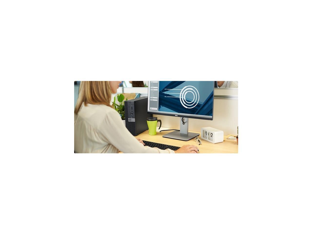 DELL Desktop Computer OptiPlex 3060 62H0G Intel Core i5 8th Gen 8500 (3.00 GHz) 8 GB DDR4 500 GB HDD Intel UHD Graphics 630 Windows 10 Pro 64-bit