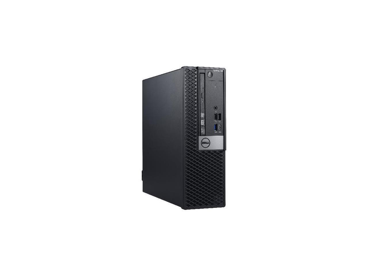 Dell OptiPlex 7000 7060 Desktop Computer - Intel Core i5 (8th Gen) i5-8500 3 GHz - 8 GB DDR4 SDRAM - 256 GB SSD - Windows 10 Pro 64-bit (English/French/Spanish) - Small Form Factor