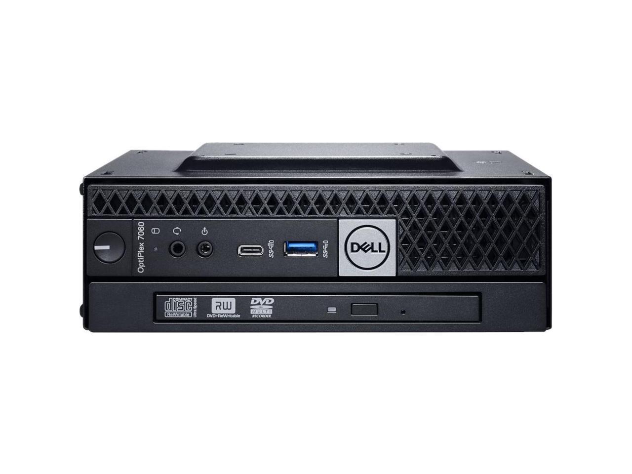 Dell OptiPlex 7000 7060 Desktop Computer - Intel Core i5 (8th Gen) i5-8500T 2.10 GHz - 8 GB DDR4 SDRAM - 500 GB HDD - Windows 10 Pro 64-bit (English/French/Spanish) - Micro PC