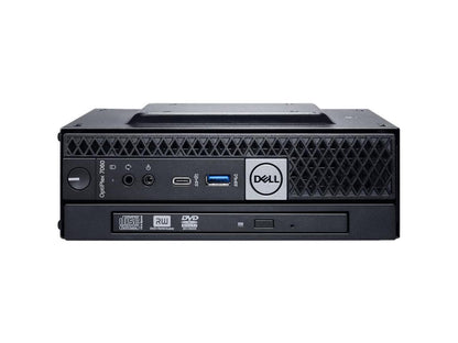 Dell OptiPlex 7000 7060 Desktop Computer - Intel Core i5 (8th Gen) i5-8500T 2.10 GHz - 8 GB DDR4 SDRAM - 500 GB HDD - Windows 10 Pro 64-bit (English/French/Spanish) - Micro PC
