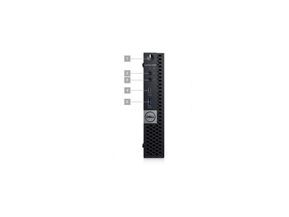 Dell OptiPlex 5000 5060 Desktop Computer - Intel Core i5 (8th Gen) i5-8500T 2.10 GHz - 4 GB DDR4 SDRAM - 500 GB HDD - Windows 10 Pro 64-bit (English/French/Spanish) - Micro PC