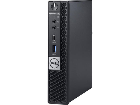 Dell OptiPlex 7060 (W75N1) Micro Desktop Intel Core i5-8500T 4 GB DDR4 500 GB HDD Windows 10 Pro