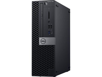 Dell OptiPlex 7060 (T7G0K) SFF Desktop Computer - Intel Core i7 (8th Gen) i7-8700 3.20 GHz - 16 GB DDR4 SDRAM - 256 GB SSD - Windows 10 Pro 64-bit - DVD-Writer
