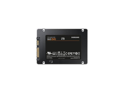 Samsung - MZ-76E2T0E - Samsung 860 EVO MZ-76E2T0E 2 TB Solid State Drive - 2.5 Internal - SATA (SATA/600) - 550 MB/s