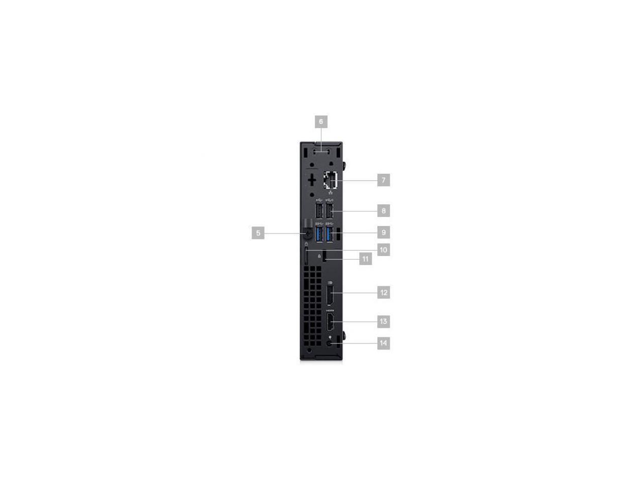 Dell OptiPlex 6H4WK Desktop Computer i3-8100T 4GB 500GB HDD W10P