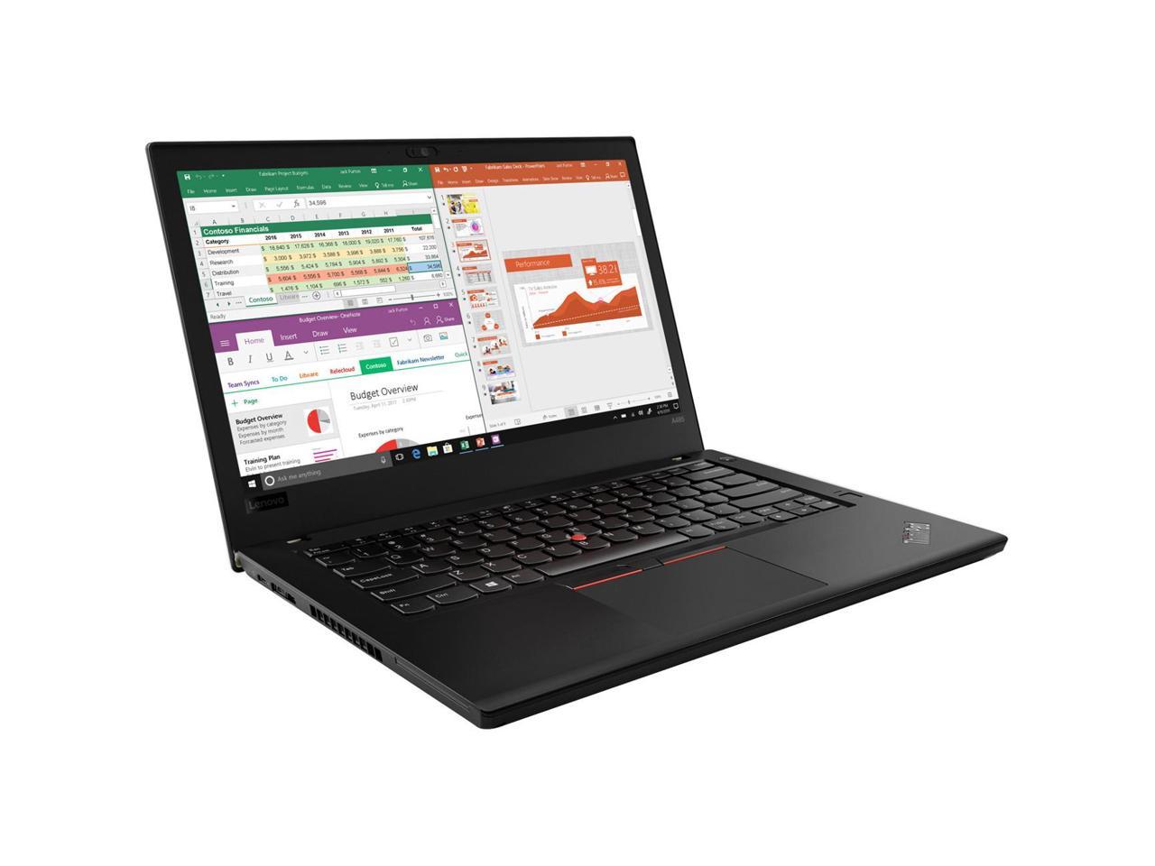 Lenovo ThinkPad A485 20MU000QUS 14" LCD Notebook - AMD Ryzen 3 2300U Quad-core (4 Core) 2 GHz - 4 GB DDR4 SDRAM - 500 GB HDD - Windows 10 Pro 64-bit (English) - 1366 x 768 - Twisted nematic (TN) - Bla