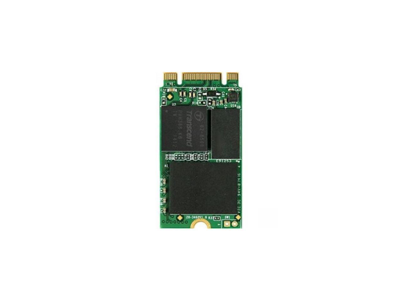 Transcend 64GB M.2 NGFF 2242 42mm SATA III 6Gbps SSD MLC Flash Model TS64GMTS400S