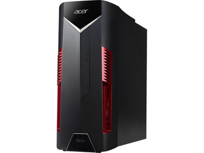 Acer Nitro N50-600 Desktop Computer - Intel Core i5 (8th Gen) i5-8400 2.80 GHz - 8 GB DDR4 SDRAM - 256 GB SSD - Windows 10 Home 64-bit