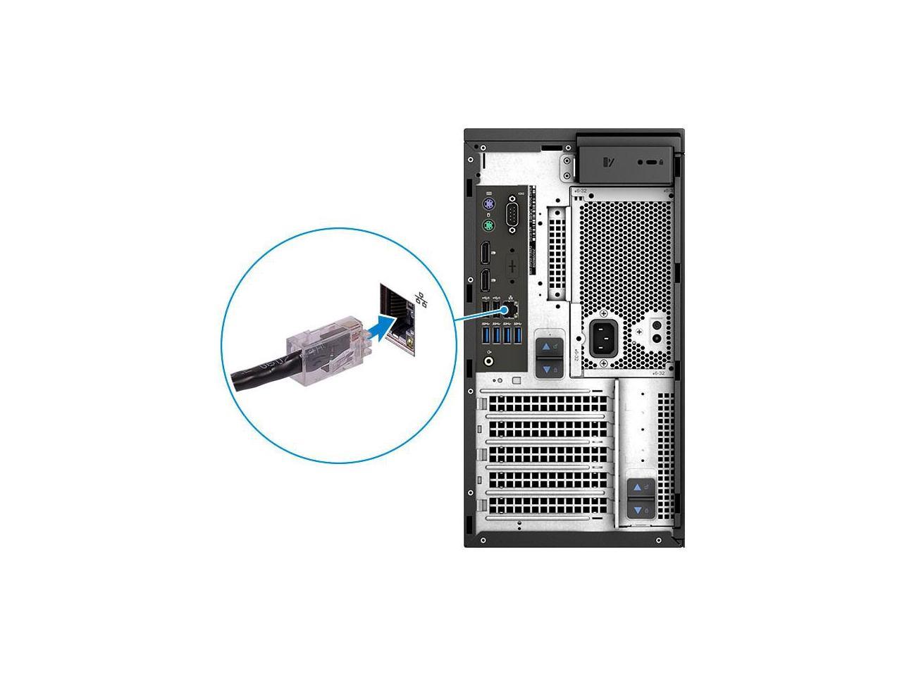 DELL Precision SBR24 3630 Workstation i7-8700K 16GB 1TB 256GB SSD W10P