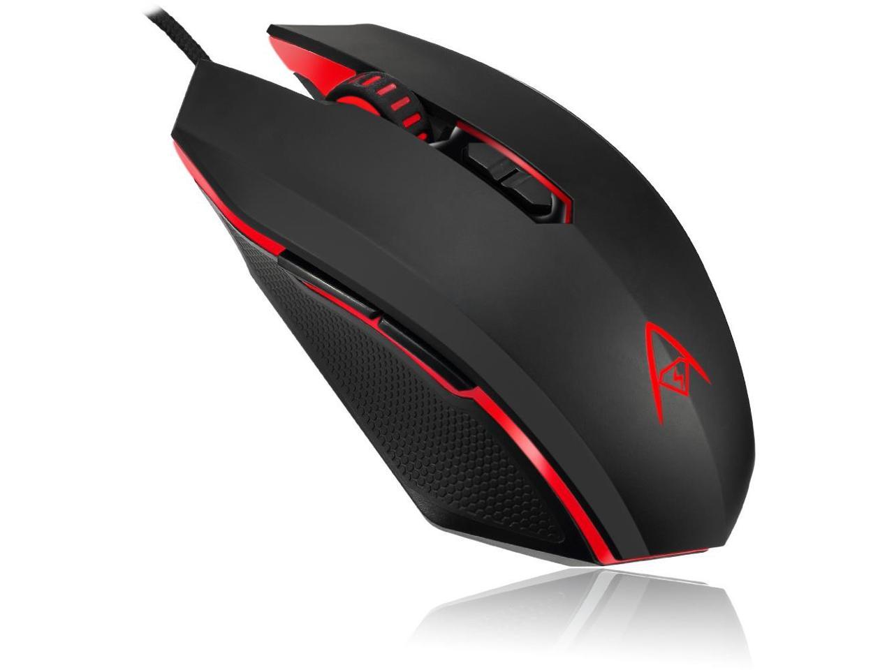 Adesso iMouse X2 - Multi-Color 7-Button Programmable Gaming Mouse