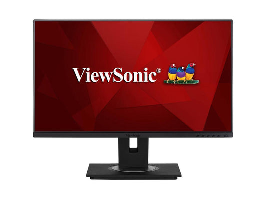 ViewSonic VG2455 24 Inch IPS 1080p Monitor with USB 3.1 Type C HDMI DisplayPort VGA and 40 Degree Tilt Ergonomics for Home and Office