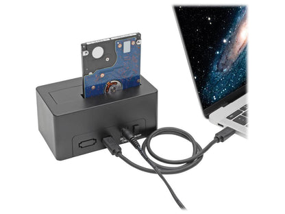 Tripp Lite Usb Type C To Sata Quick Dock 2.5 & 3.5In Hdd/Sdd 10Gbps Usb 3.1 Usb Type C