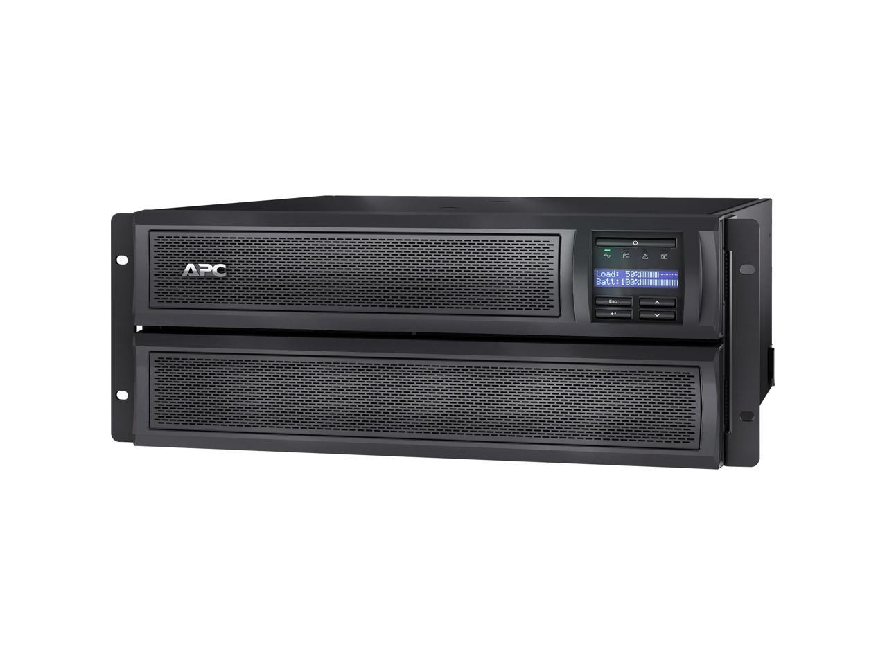 APC by Schneider Electric Smart-UPS SMX2000LVUS 2000KVA Tower/Rack Convertible UPS - 4U Tower/Rack Convertible - 3 Hour Recharge - 11 Minute Stand-by - 120 V AC Input - 120 V AC Output - 2 x NEMA L6-2