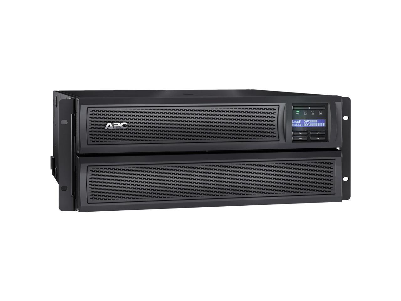 APC by Schneider Electric Smart-UPS SMX2000LVUS 2000KVA Tower/Rack Convertible UPS - 4U Tower/Rack Convertible - 3 Hour Recharge - 11 Minute Stand-by - 120 V AC Input - 120 V AC Output - 2 x NEMA L6-2