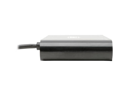 Tripp Lite Usb C Docking Station Adapter Converter 4K W/ Hdmi Vga Gigabit Ethernet Usb-A Hub Black Thunderbolt 3 Compatible