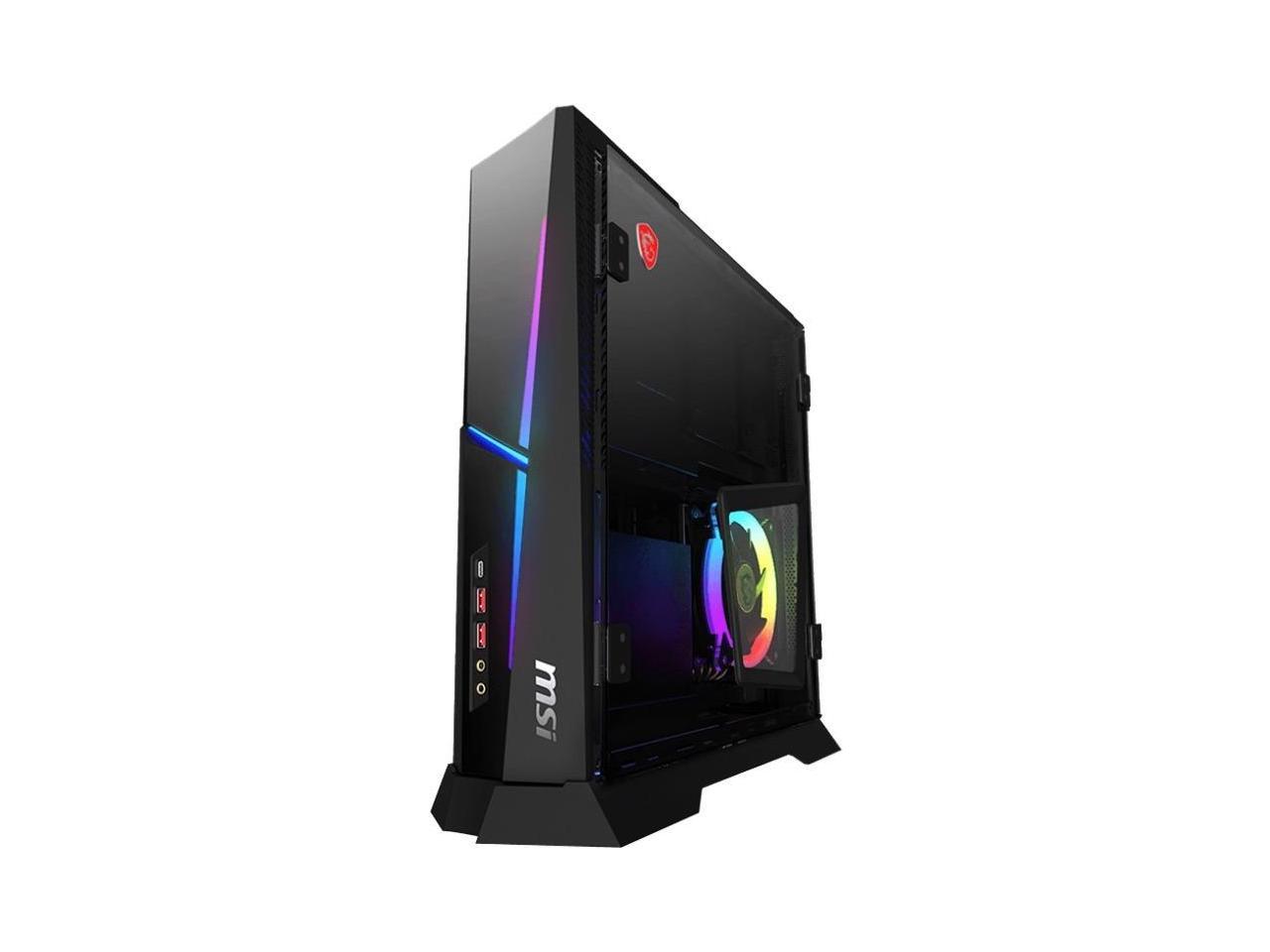 MSI Gaming Desktop Trident X Plus 9SD-055US Intel Core i7 9th Gen 9700KF (3.60 GHz) 16 GB DDR4 2 TB HDD 512 GB SSD NVIDIA GeForce RTX 2070 Windows 10 Pro 64-bit