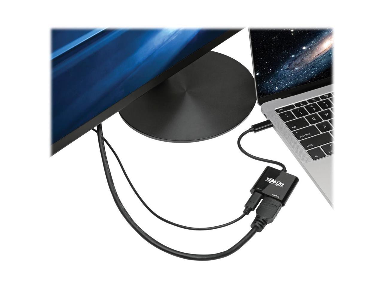 Tripp Lite Usb C Adapter Converter 4K Hdmi Pd Charging Usb Type C M/F Black