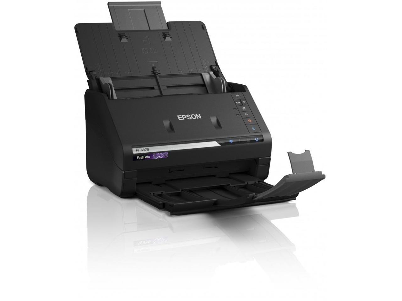 Epson FastFoto FF-680W Wireless High-Speed Photo and Document Scanning System