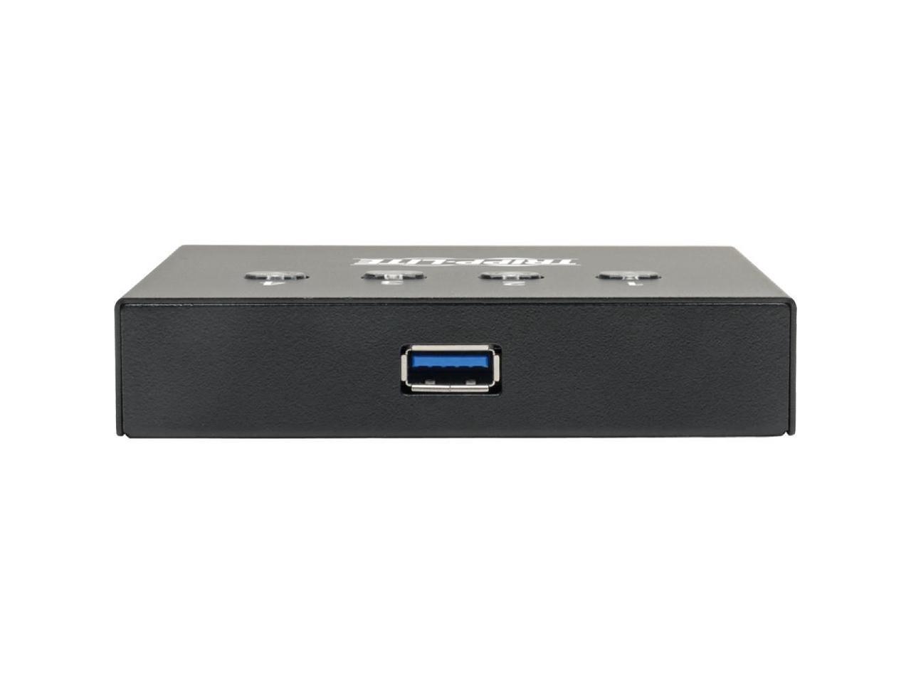 4-Port USB 3.0 Printer/Peripheral Sharing Switch