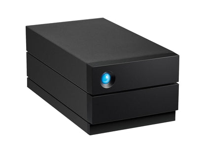 LaCie 2big RAID 8TB USB-C External Hard Drive STHJ8000800 Black