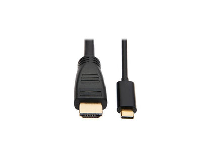 Tripp Lite USB C to HDMI Adapter Cable USB 3.1 Gen 1 4K M/M USB-C Black 6ft