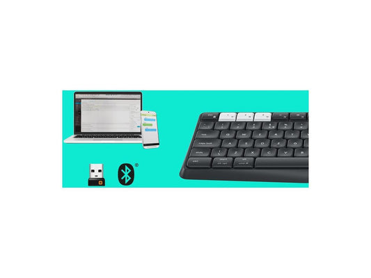 Logitech K375s Multi-Device Wireless Keyboard and Stand Combo 920-008165 Black Bluetooth Wireless K375s Multi-Device Wireless Keyboard and Stand Combo