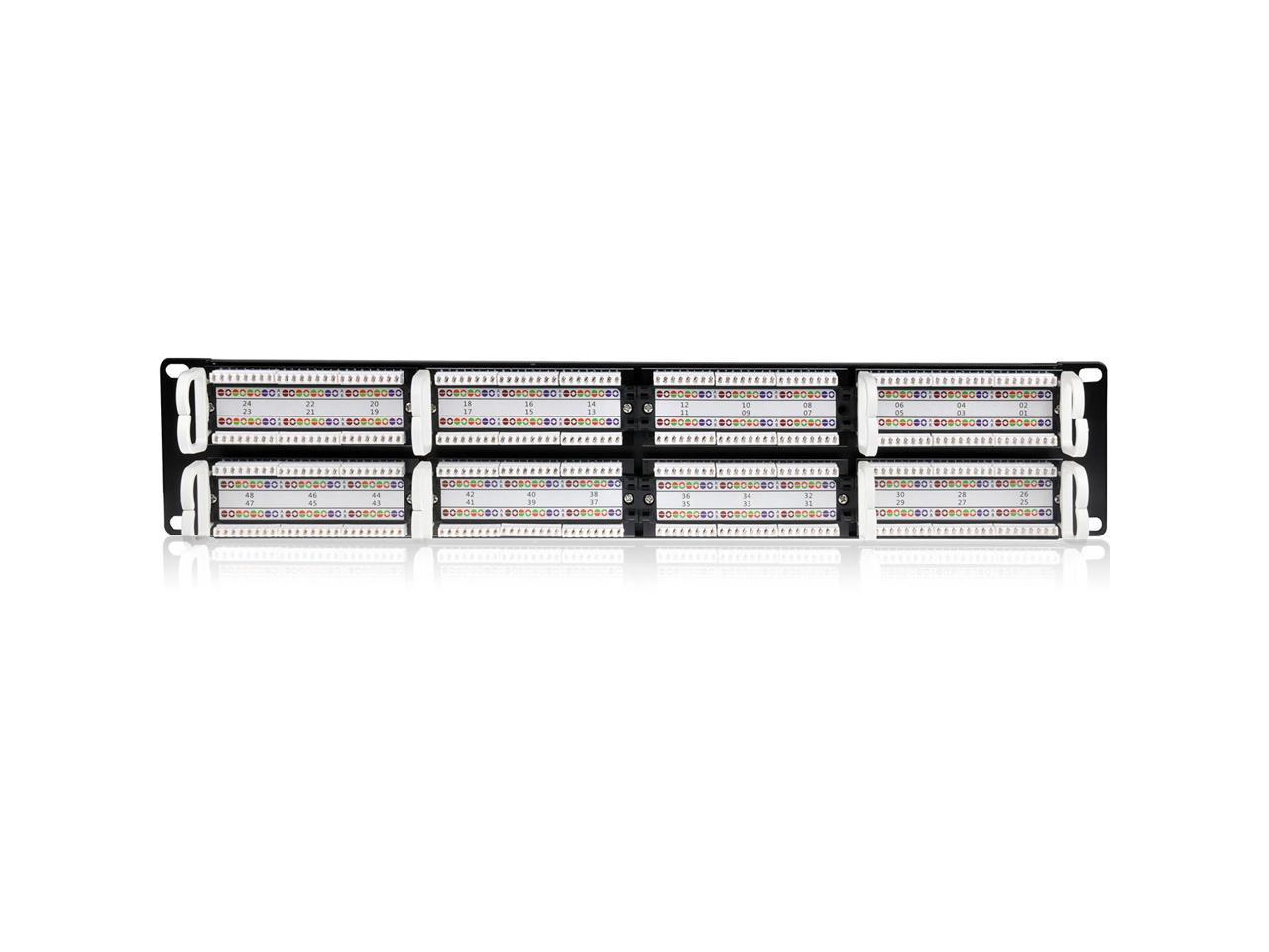 48PORT CAT6 PATCH PANEL 2U
