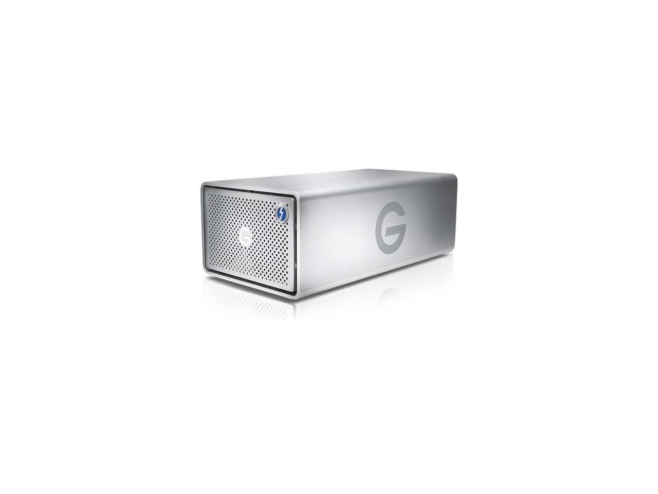Thermal Grizzly G-RAID 20TB 2 x Thunderbolt 2, 1 x USB 3.0 Removable Dual-Drive Storage System 0G05012 Silver