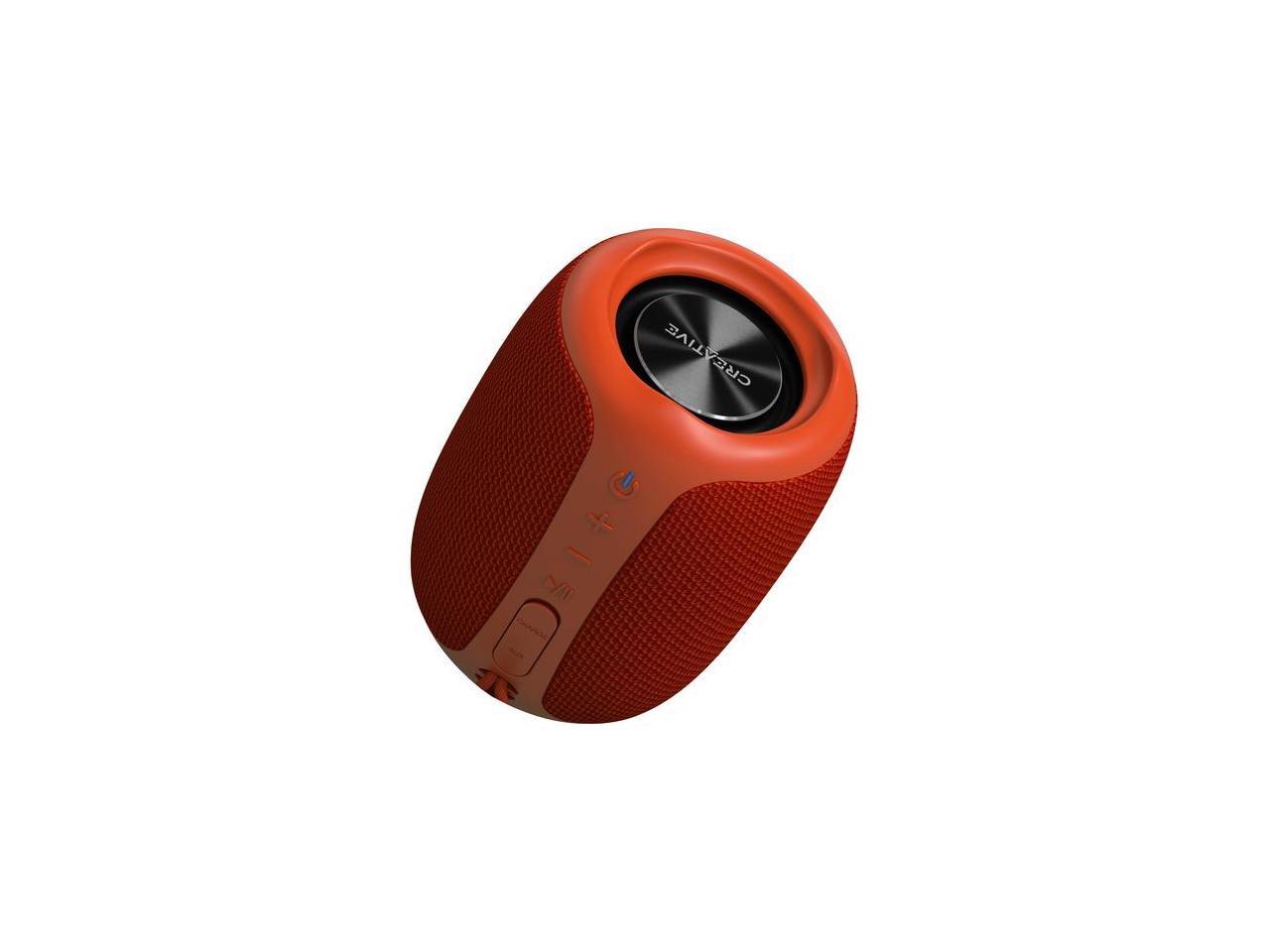 Creative Muvo Play Portable Bluetooth Smart Speaker - Siri Google Assistant Supported - Orange