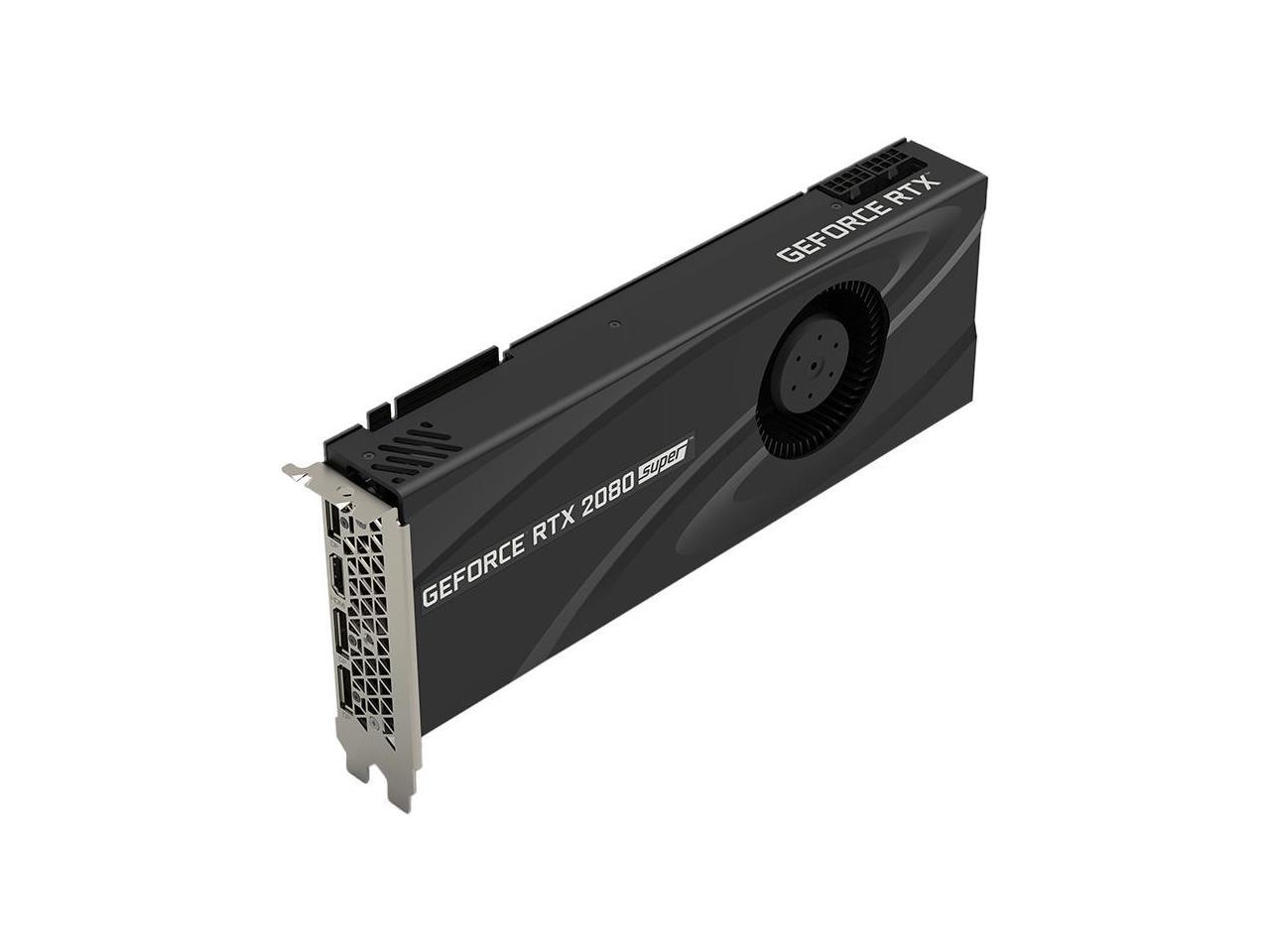 PNY GeForce RTX 2080 SUPER DirectX 12 VCG20808SBLMPB 8GB 256-Bit GDDR6 PCI Express 3.0 x16 HDCP Ready SLI Support Video Card